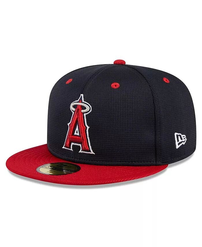 

Мужская темно-синяя бейсболка Los Angeles Angels 2024 Batting Practice 59FIFTY Fitted Hat New Era