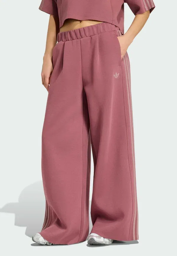 Штаны спортивные Adidas Originals Sst 2.0 long trackpant, бордово-фиолетовые