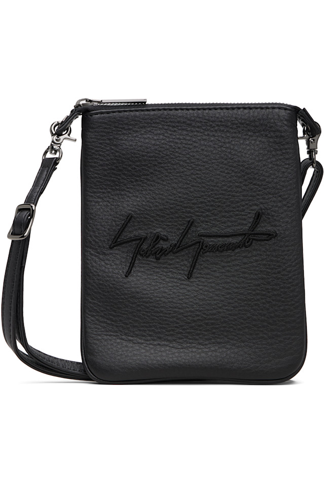 

Фирменный мешочек «сакош» Yohji Yamamoto, черный