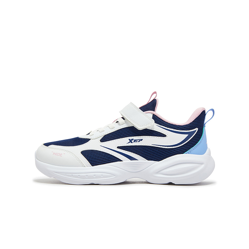 

Кроссовки для бега с низким верхом и нескользящей поддержкой Xtep Deep Blue White Kids
