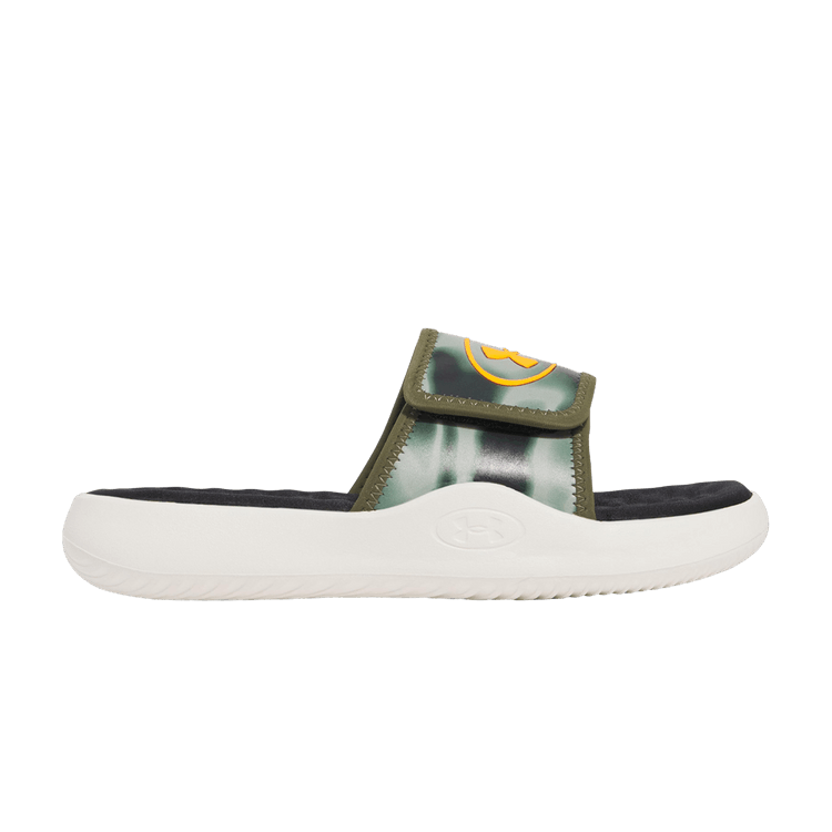 

Сандалии Under Armour Ignite Pro 8 Slide GS 'Marine OD Green City Khaki', зеленый
