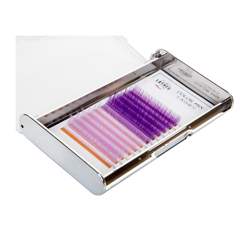 

Ресницы Color Mix - Фиолетовый (2), 0.07, C Looksus Lashes