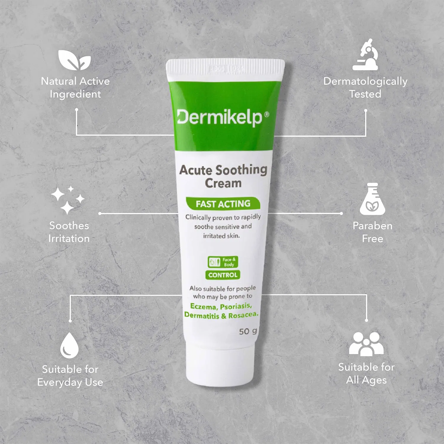 Крем для лица Dermikelp — Успокаивающий Acute для чувствительной кожи — фото 3