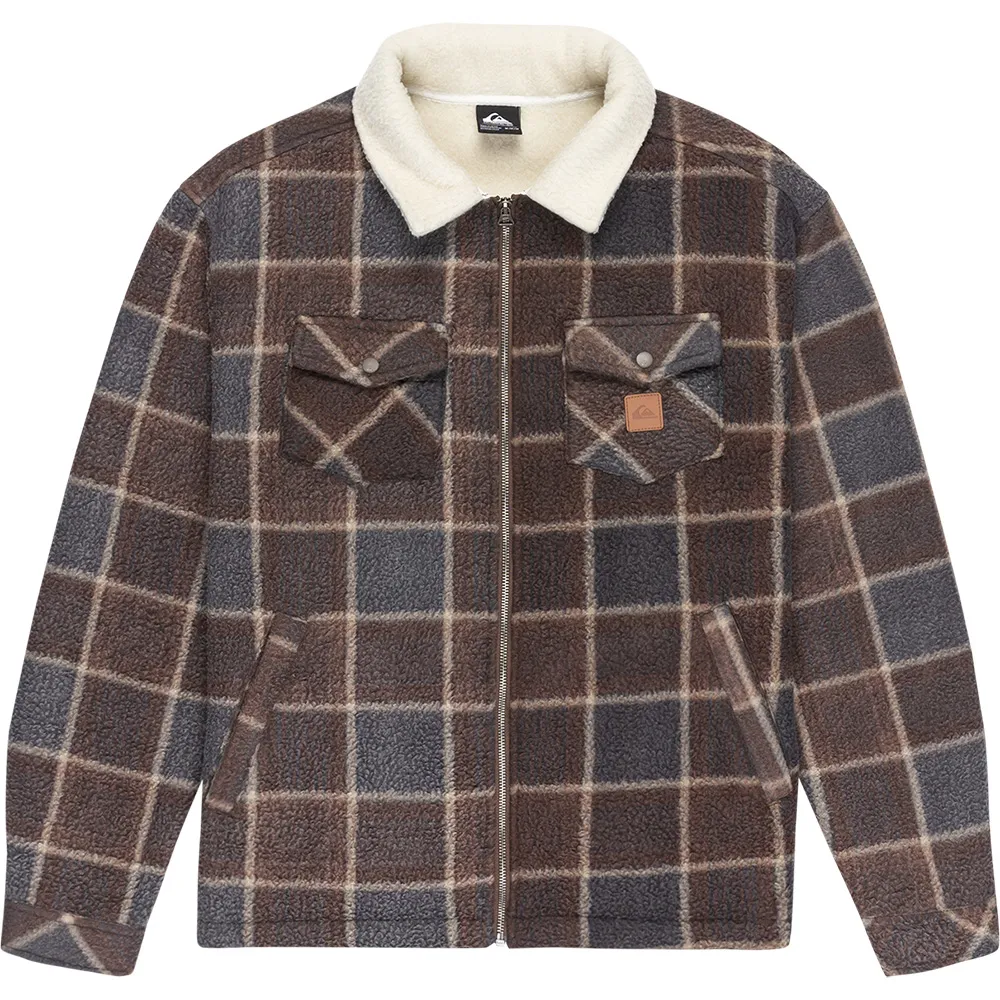 

Флис Quiksilver EQYPF03080 full zip, коричневый