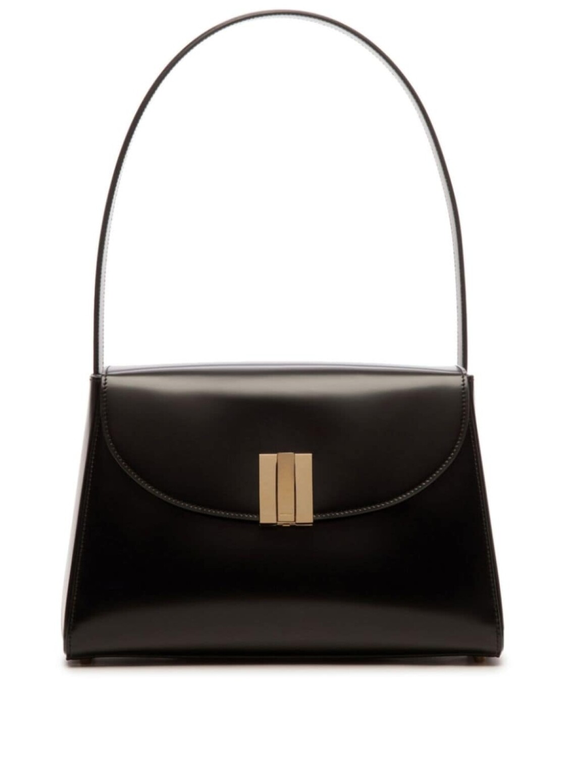 

Bally лакированная сумка на плечо Ollam, черный