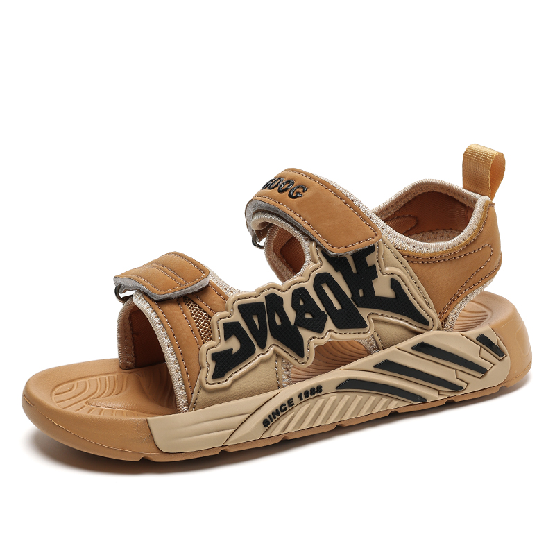 

Детские сандалии Vivobook с нескользящей подошвой и дышащим верхом BOBDOG, хаки