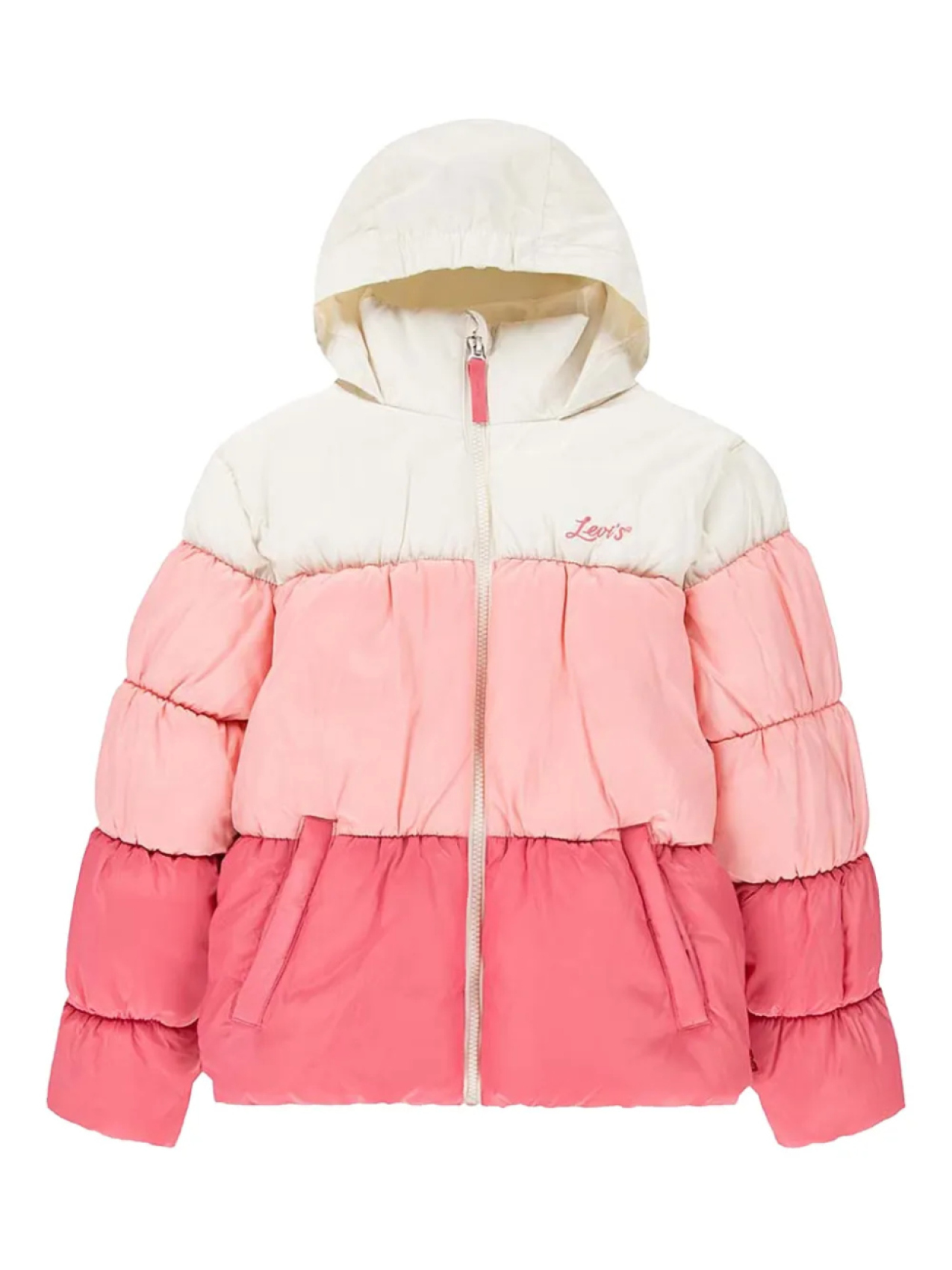 

Куртка Levi's Kids в стиле колор-блок, розовый