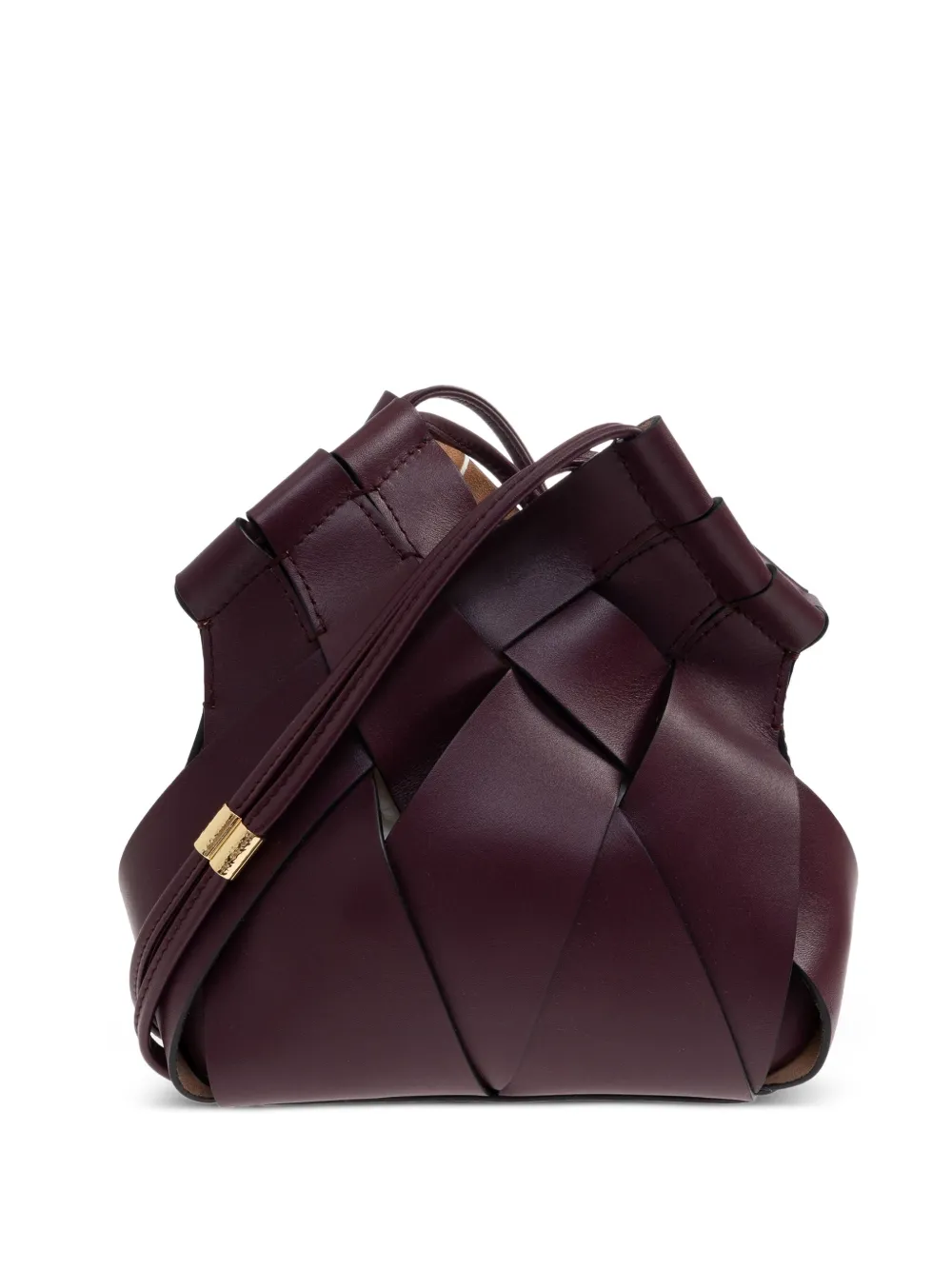 

Кожаная сумка-тоут Ulla Johnson, красный