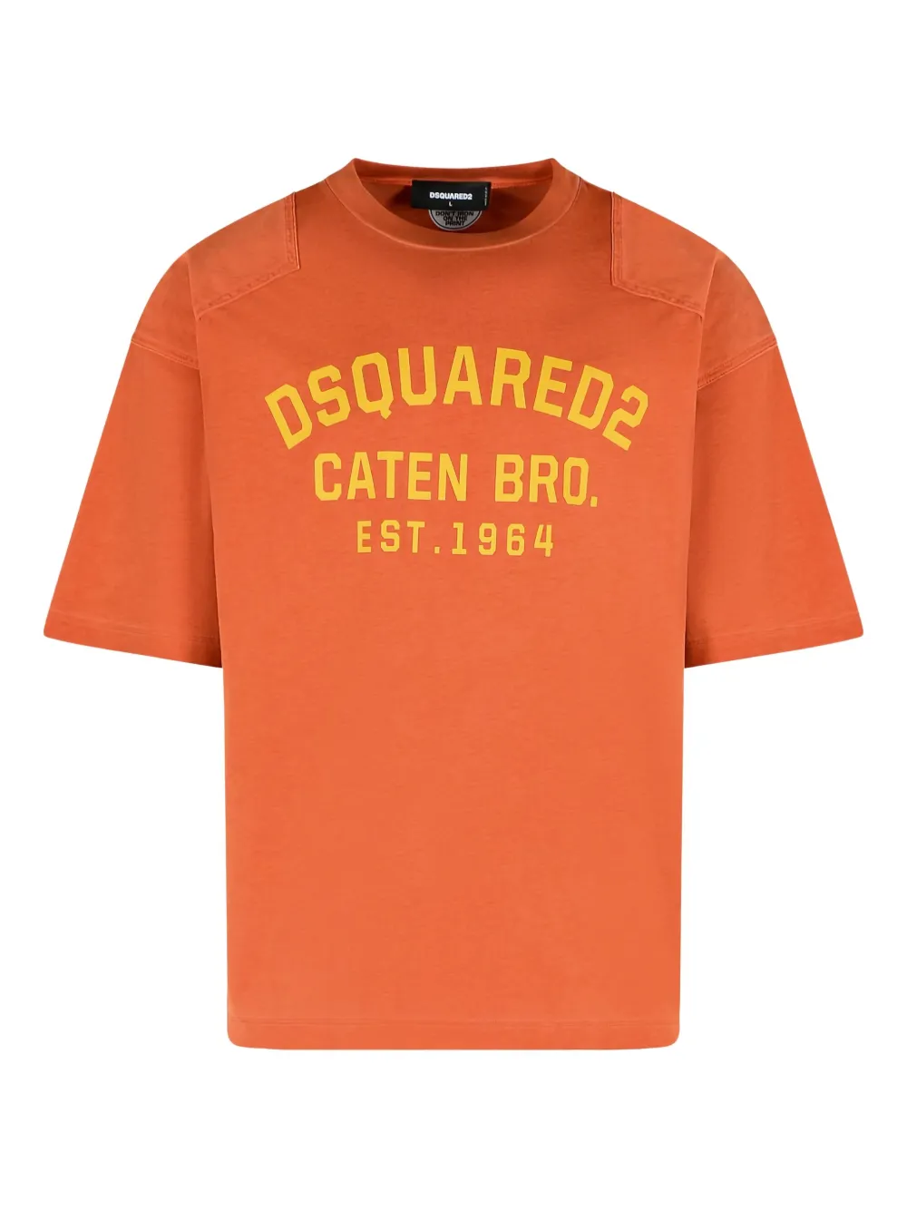 

Футболка с логотипом Dsquared2, оранжевый