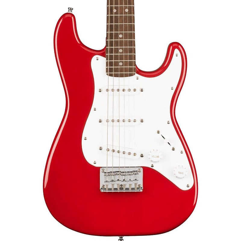 

Электрогитара Squier Mini Stratocaster Laurel, White Pickguard Dakota Red