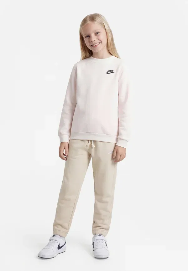 Спортивные штаны для девочек New Balance brushback small logo, бежевые