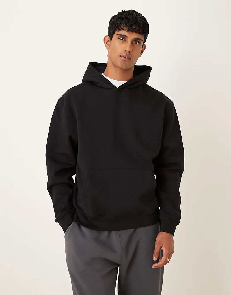 

Базовая толстовка с капюшоном ASOS DESIGN черного цвета