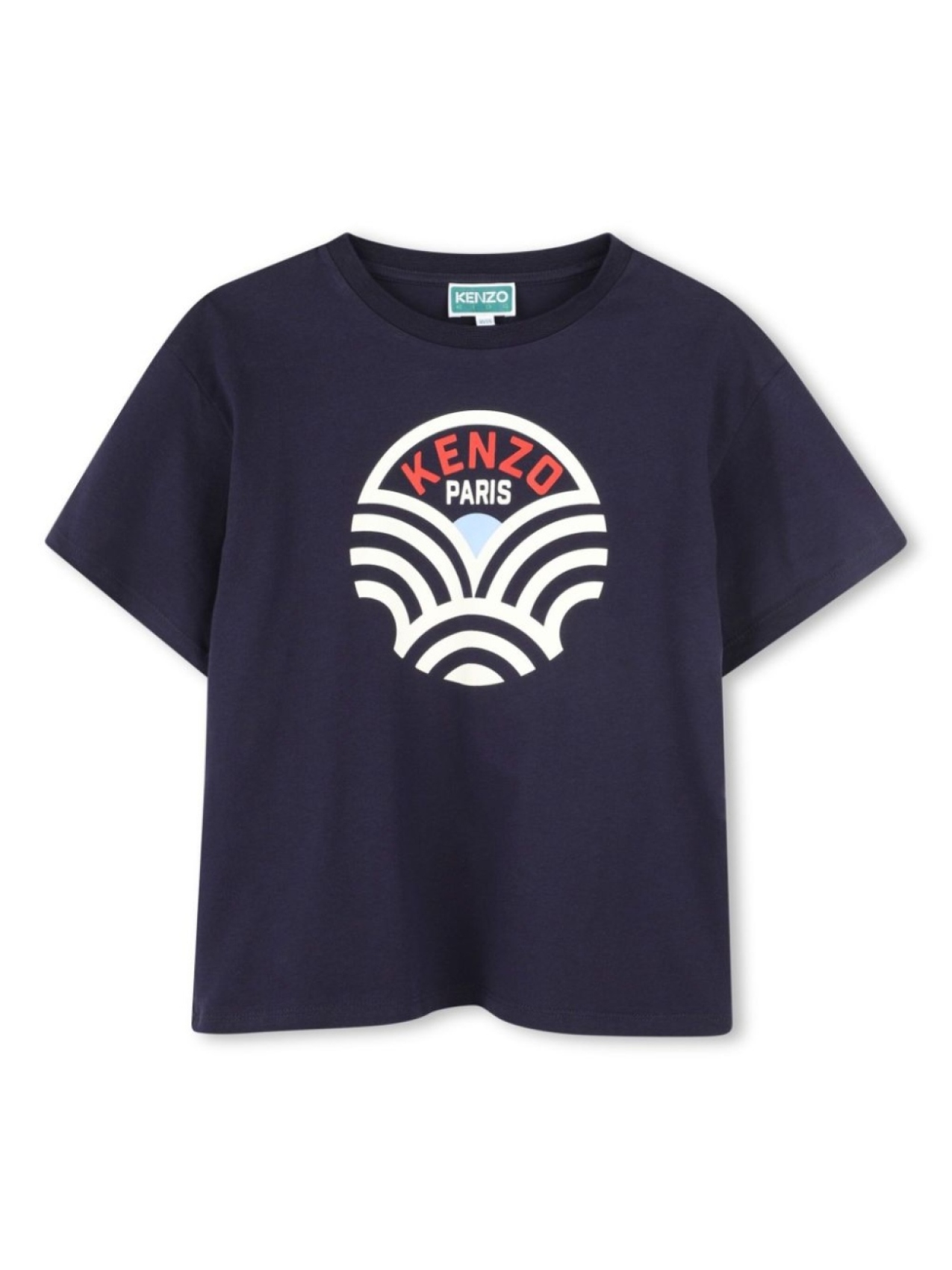 

Футболка с логотипом Kenzo Kids, синий