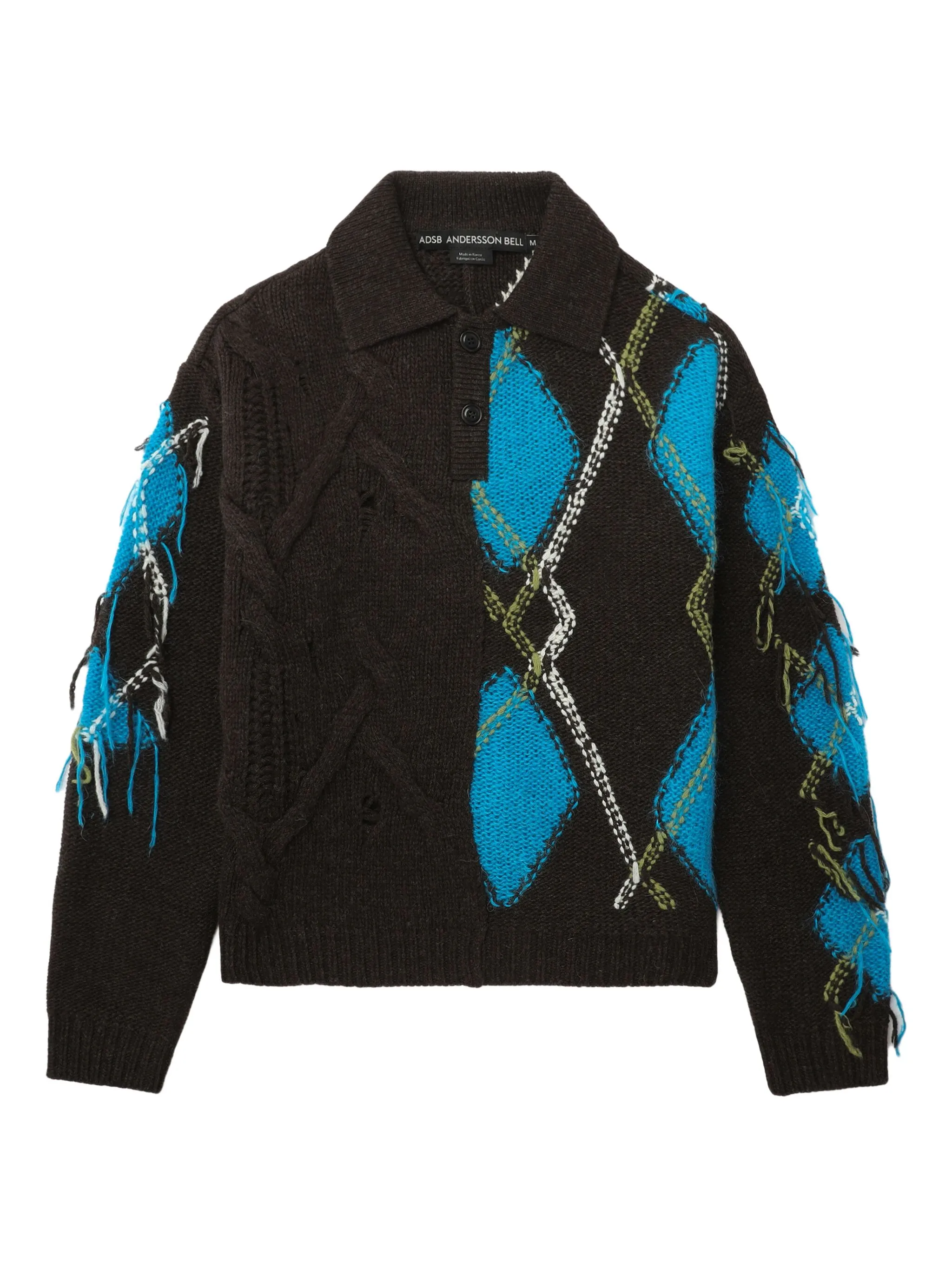 

Свитер с узором аргайл Andersson Bell, коричневый