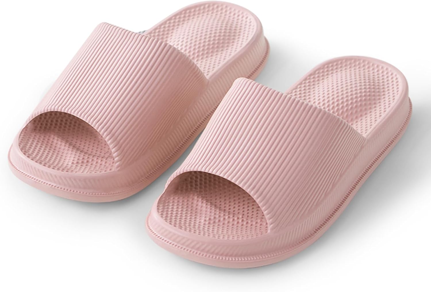 

Тапочки utune с массажной подошвой, нескользящие, женские летние для ванной, для дома, с антибактериальной мягкой подошвой из ЭВА, мужские, розовый