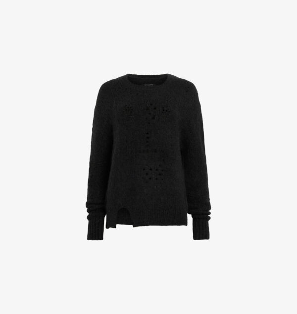 

Джемпер Winnie с круглым вырезом из альпаки и шерсти Allsaints, черный