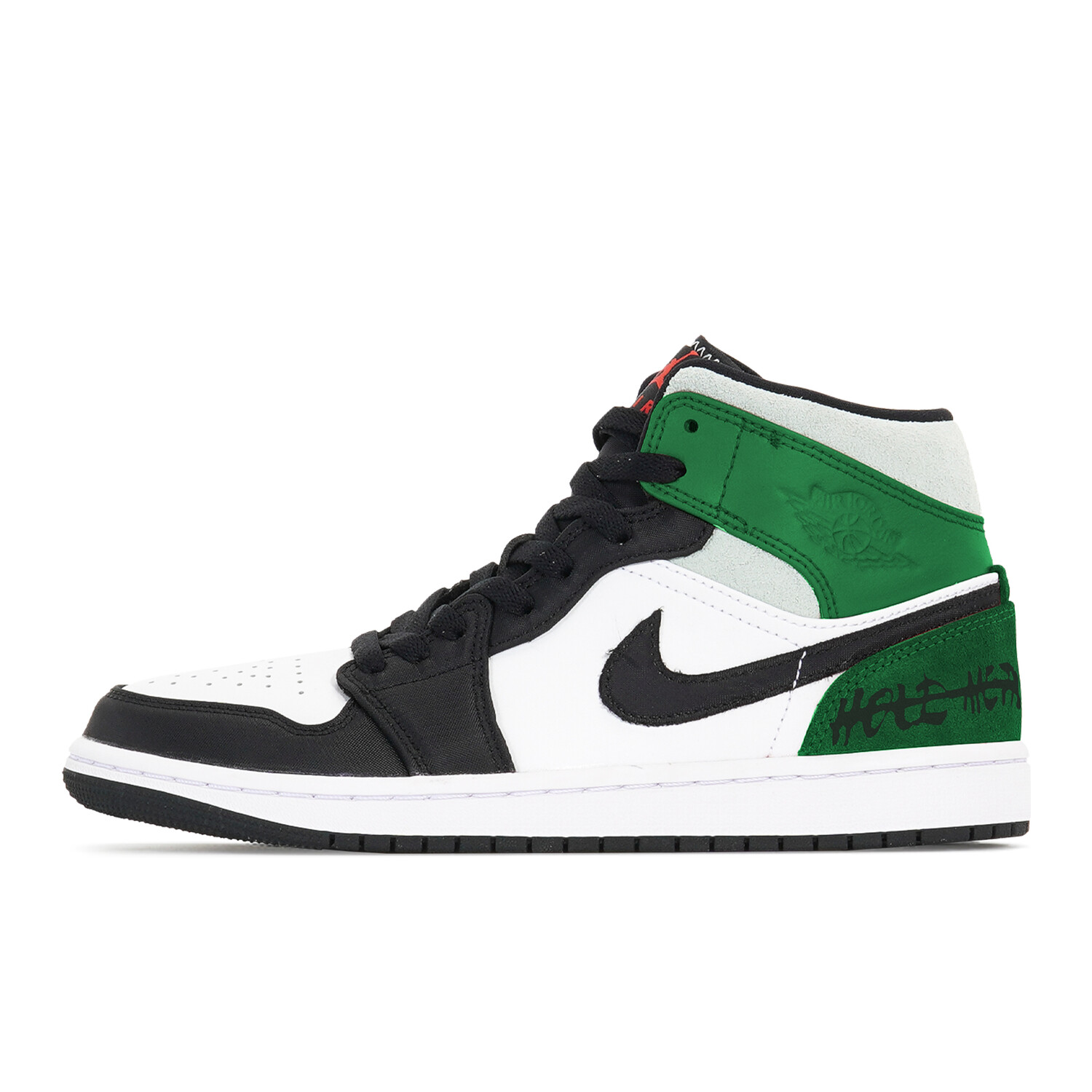 

Баскетбольные кроссовки Air 1 Vintage Men Mid-Top Green/Black/White Jordan, Белый, Баскетбольные кроссовки Air 1 Vintage Men Mid-Top Green/Black/White Jordan