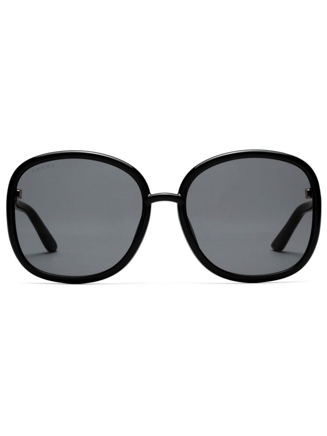 

Gucci Eyewear солнцезащитные очки в круглой оправе с декором Horsebit, черный