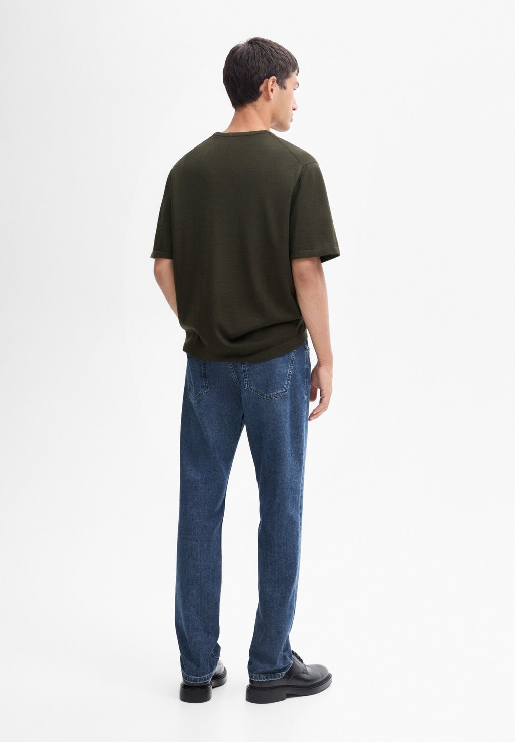 

Базовая футболка Massimo Dutti, хаки