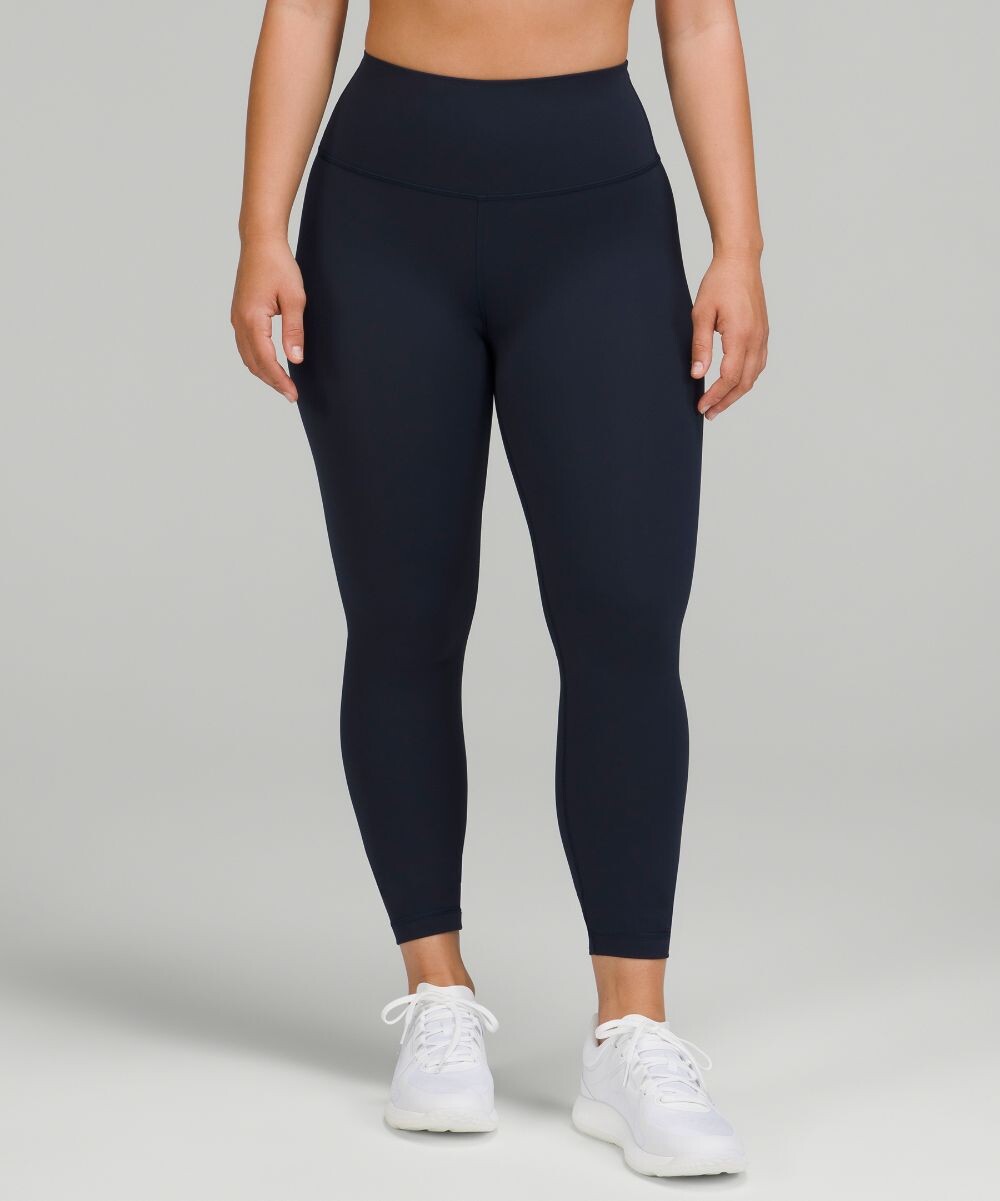 

Леггинсы Wunder Train Contour Fit с высокой посадкой Lululemon, нави