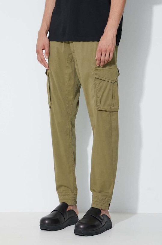 

Брюки Alpha Industries, зеленый