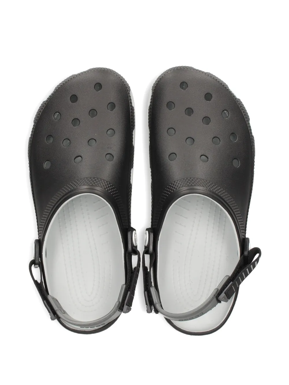 Перфорированные сандалии Crocs, черный — фото 3