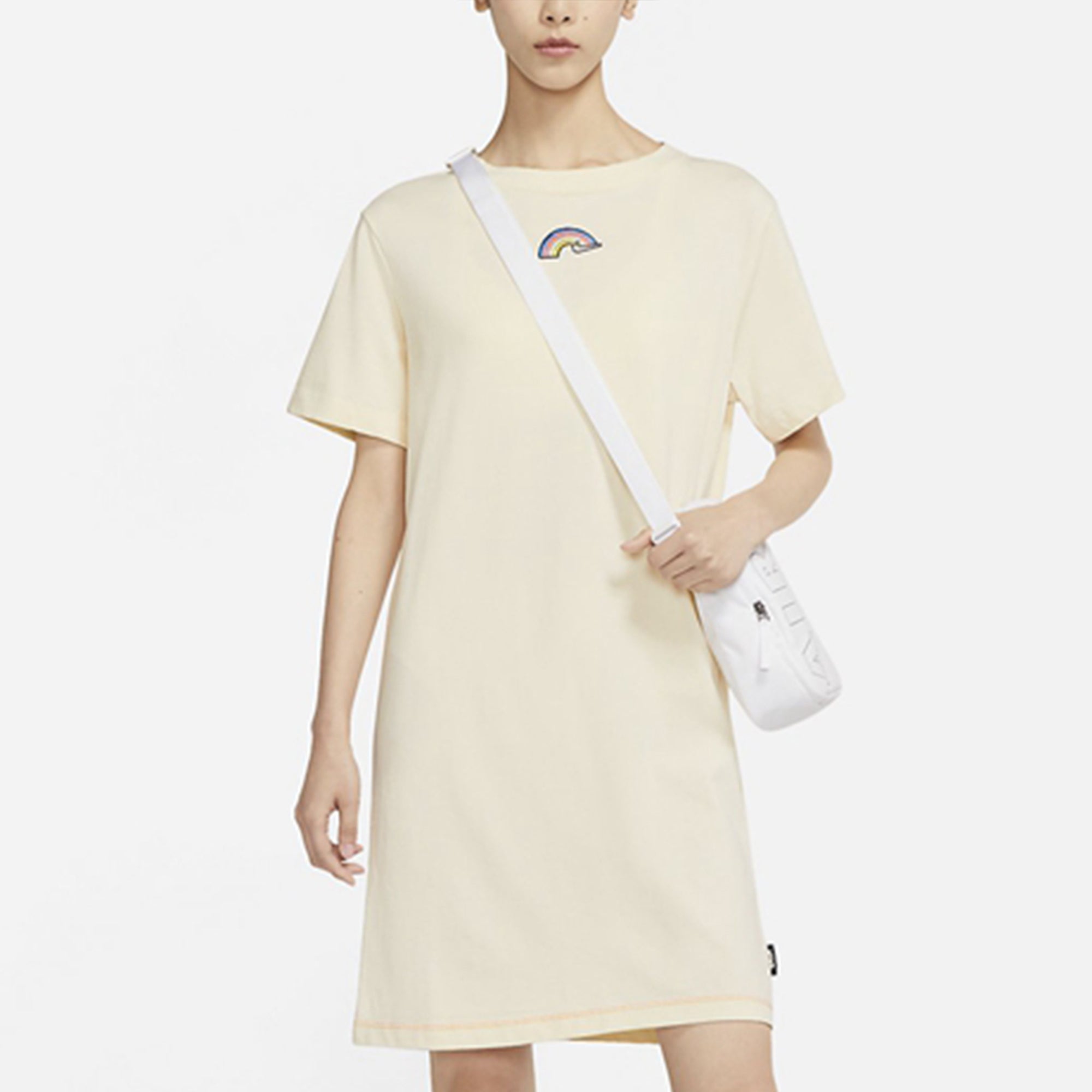 Платье (WMNS) Nike AS W Sportswear Nike Sportswear DRESS Tee COCONUT MILK — фото 3