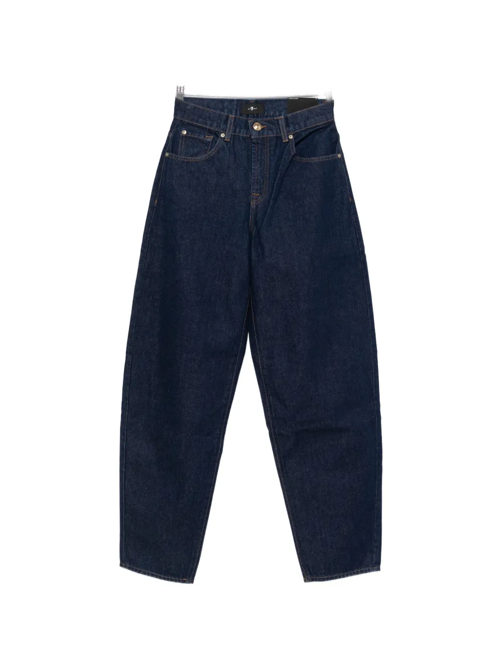 

Джинсы из денима с эффектом многослойности "Bonnie" 7 For All Mankind, синий