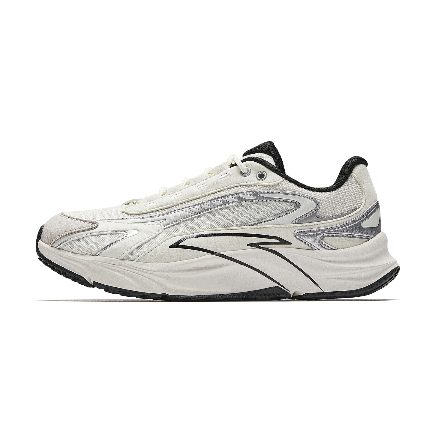 

ANTA Амортизирующие устойчивые к истиранию дышащие низкие кроссовки женские Black White