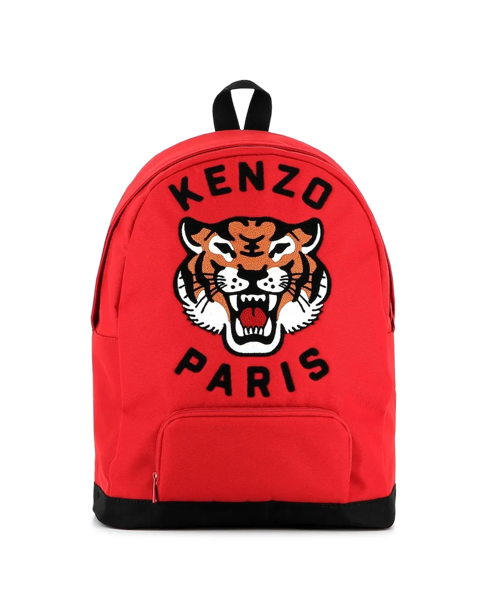 

Рюкзак из полиэстера Kenzo Kids, красный