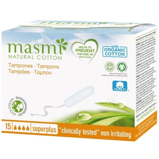 

Масми, Тампоны супер плюс, 15 шт., Masmi