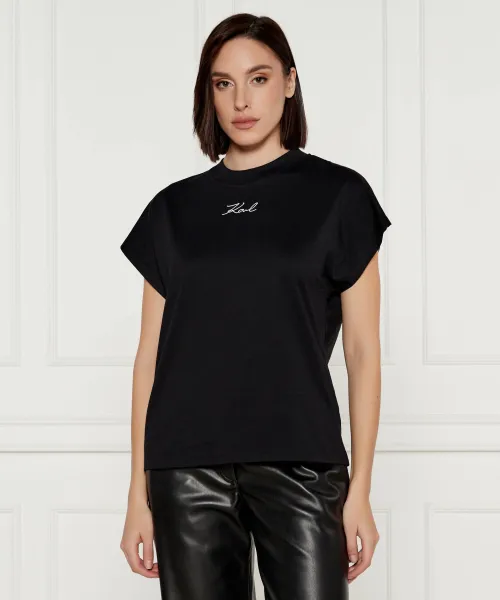 

Фирменная футболка Regular fit Karl Lagerfeld, черный