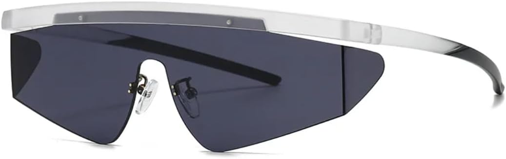 

Роскошные женские солнцезащитные очки с интегрированной полуободковой оправой, индивидуальная цветовая гамма, модные для активного отдыха, мужские очки с защитой от УФ-излучения UV400 UATXTAU, Transparent