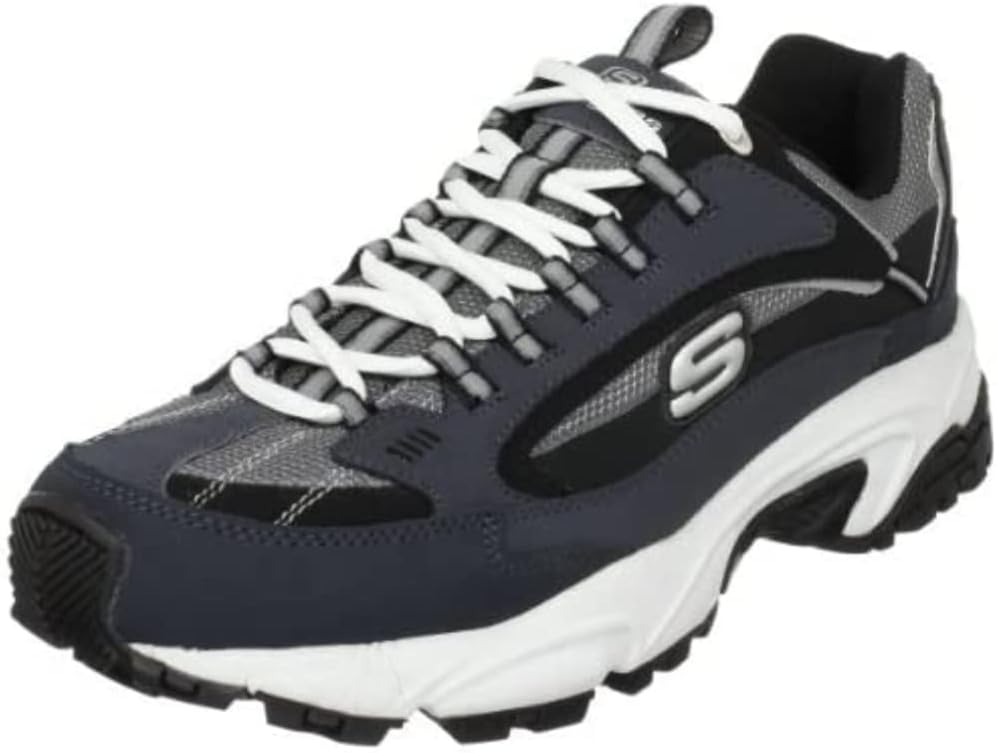 

Мужские кроссовки Skechers Stamina Nuovo Cutback на шнуровке, темно-синий/черный