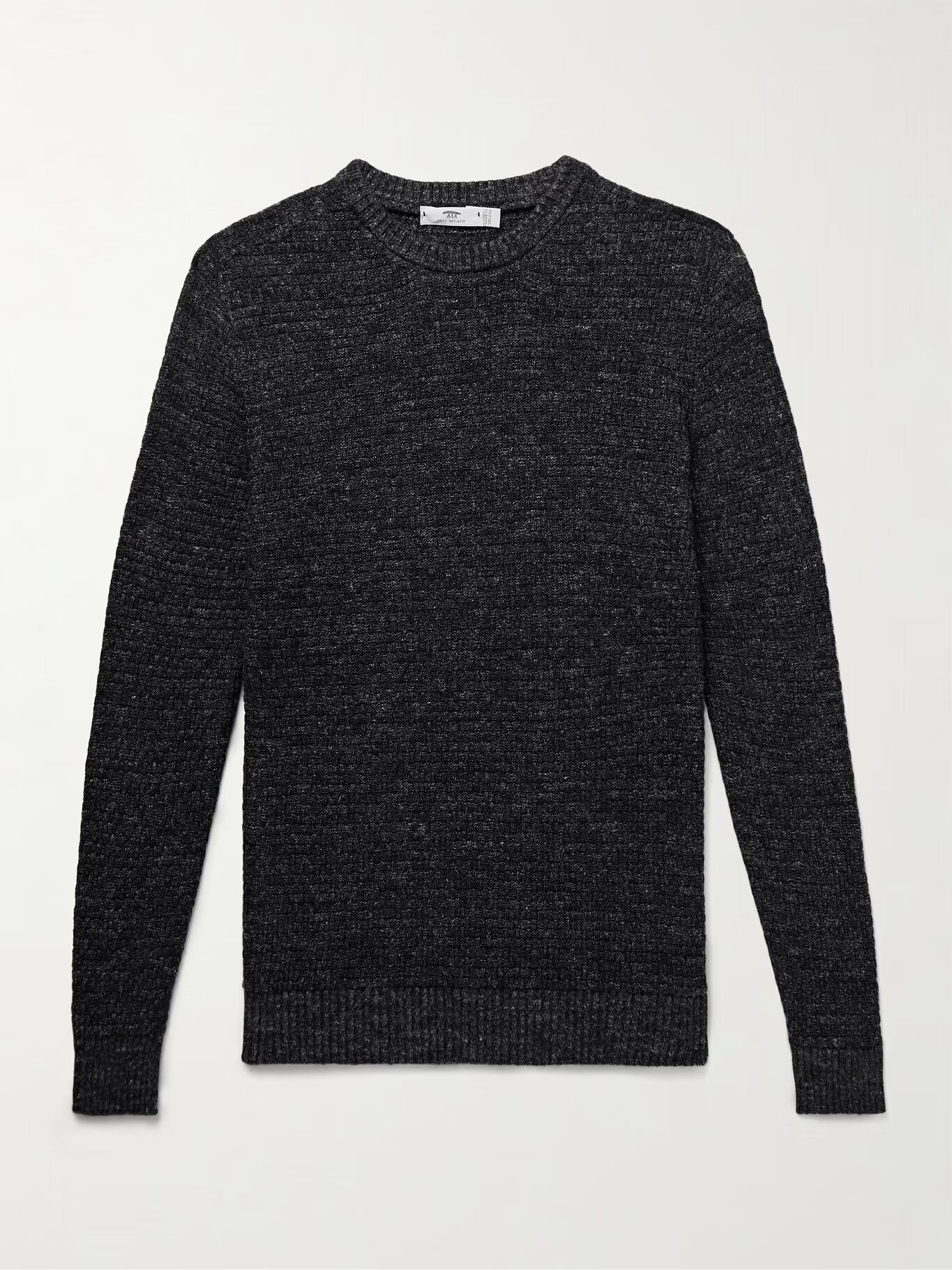 

Свитер Caoladoir Basketweave из смеси льна, кашемира, шелка и хлопка INIS MEÁIN, черный