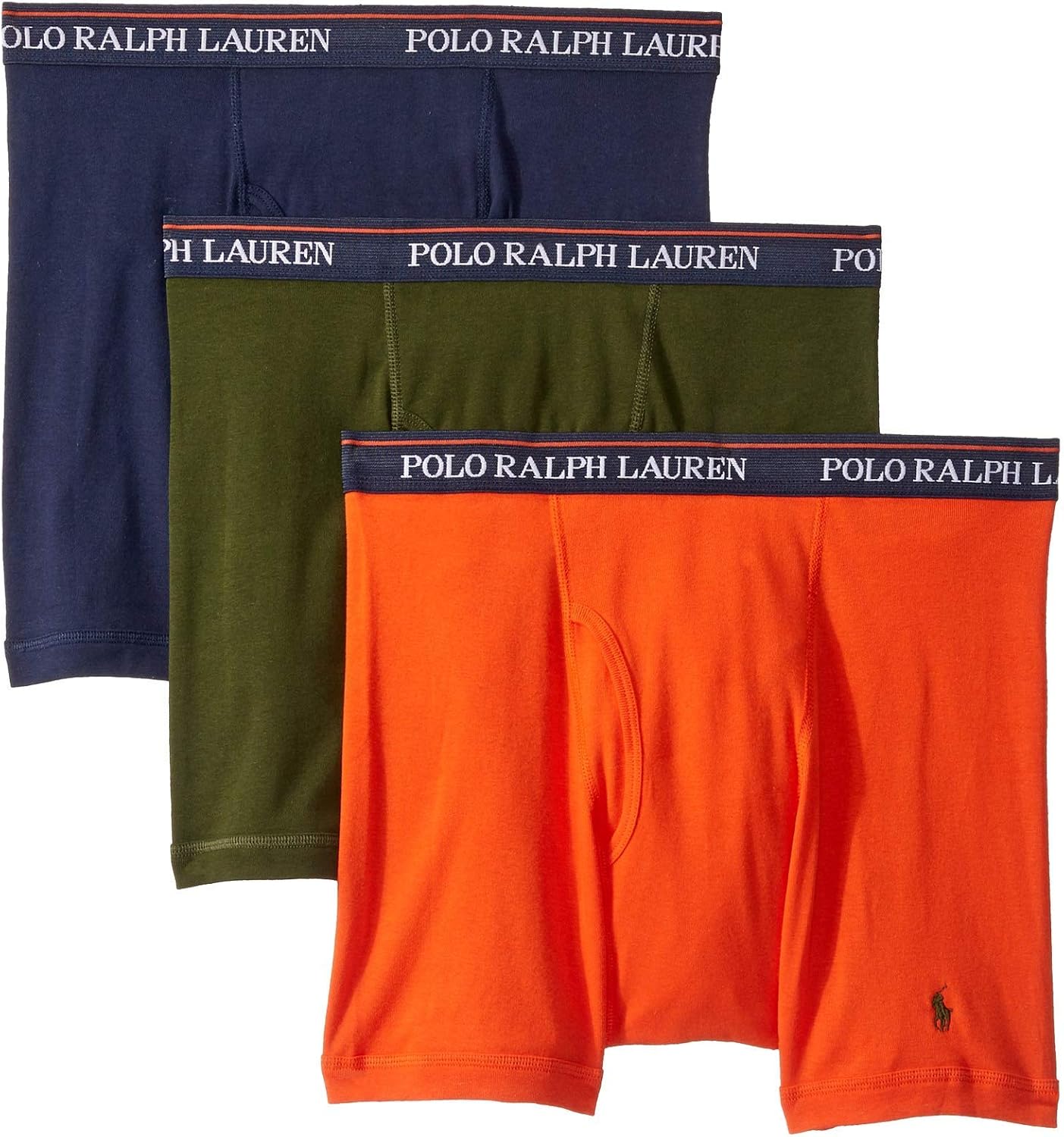 

POLO RALPH LAUREN Мужские классические боксеры с влагоотводящим эффектом, 3 шт, Multi
