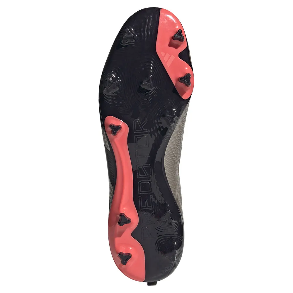 Футбольные бутсы adidas Predator League Laceless FG, серебряный — фото 2