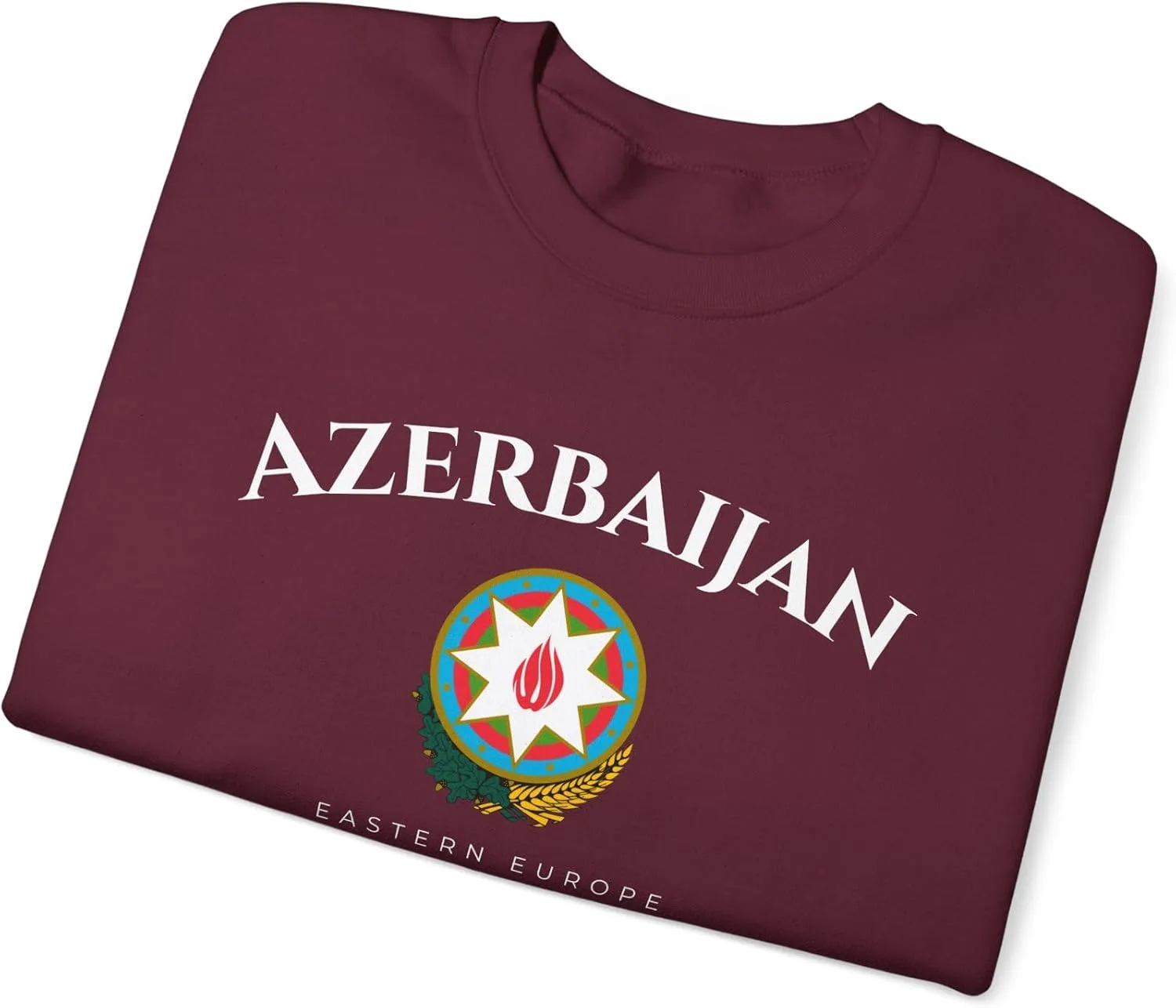Толстовка Heavy Blend Unisex с принтом "Азербайджан" — фото 3