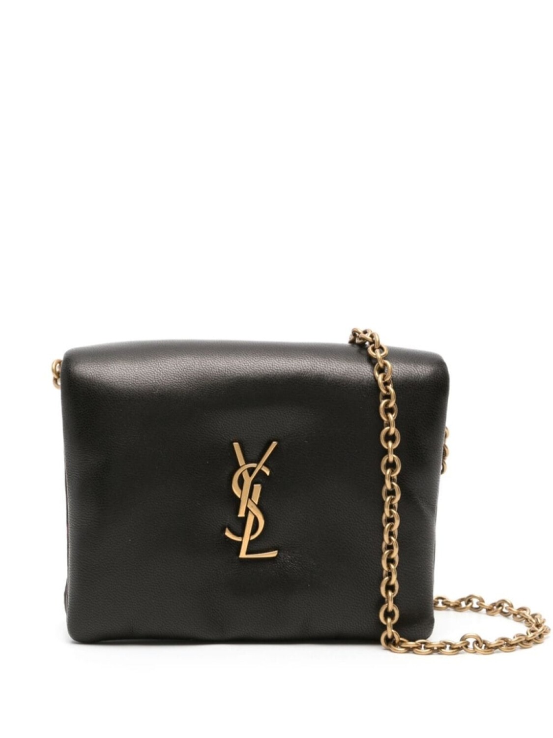 

Saint Laurent складной кошелек Calypso, черный