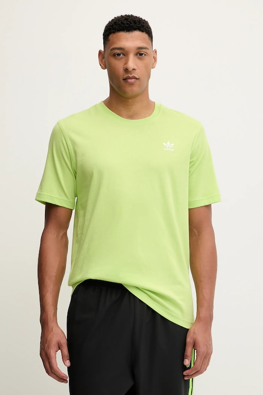 

Футболка хлопковая Trefoil Essential Adidas Originals, зеленый