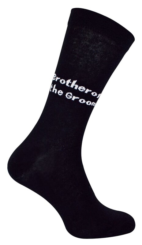 

Носки для годовщины свадьбы брат жениха Sock Snob, черный