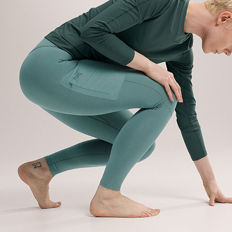 Штаны спортивные Arcteryx женские, зеленый — фото 4