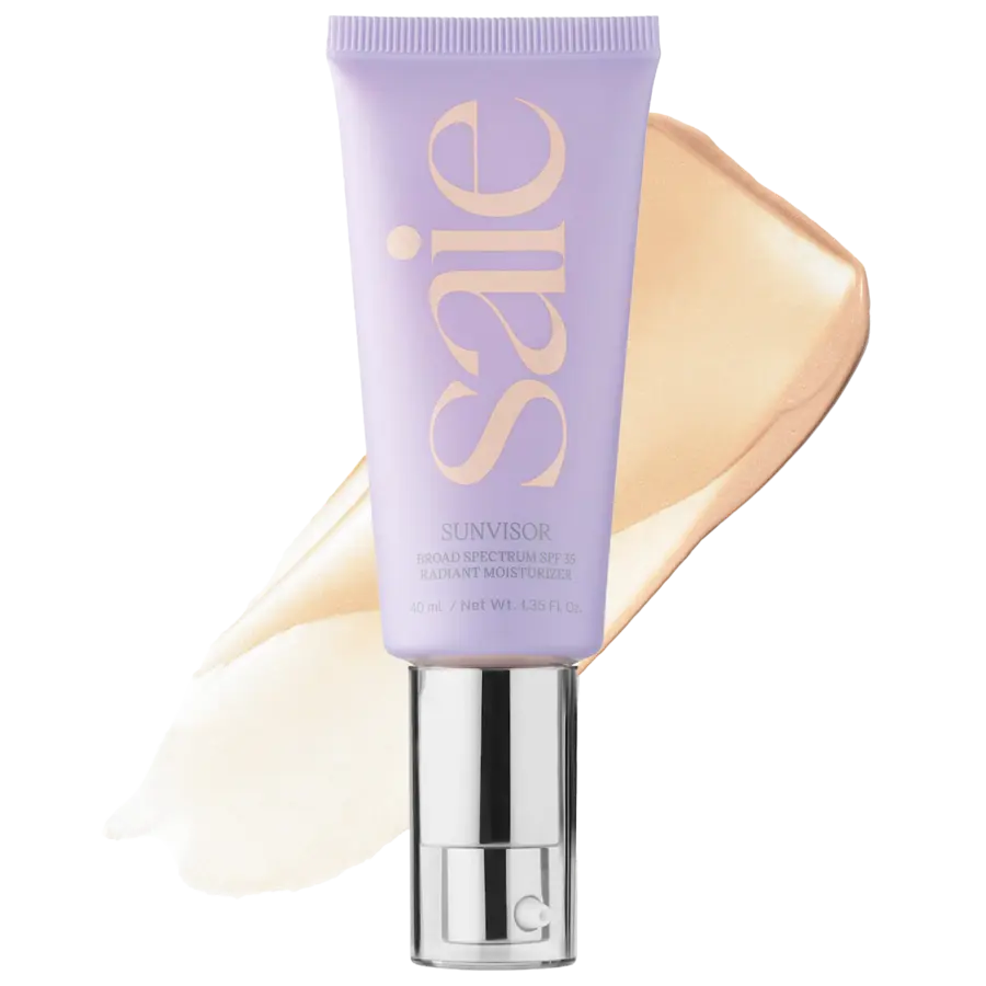 

Увлажняющий солнцезащитный крем для лица Sunvisor Radiant SPF 35 Saie, 1.35 oz/40 mL