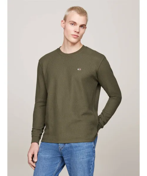 

Толстовка Regular fit Tommy Jeans, зеленый