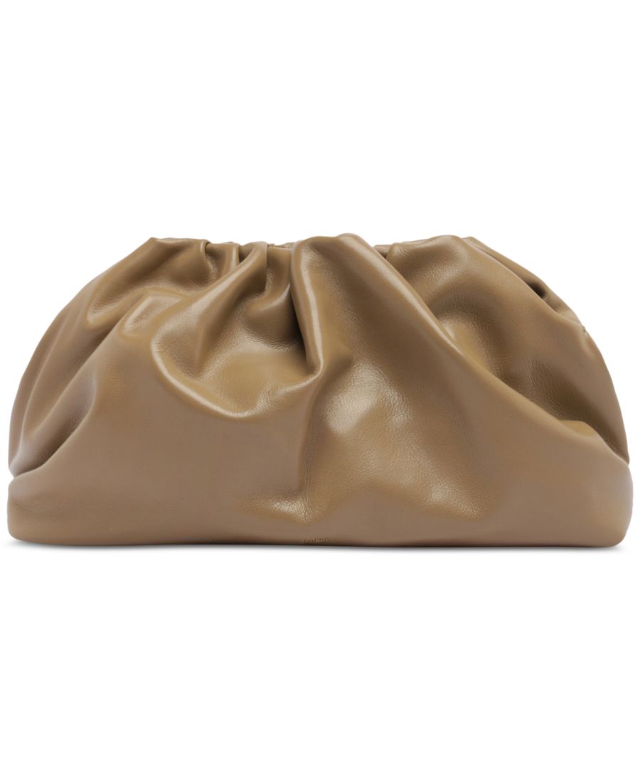 

Сумка Elizabeth среднего размера из кожи с застежкой-кнопкой Arezzo, Misty Taupe