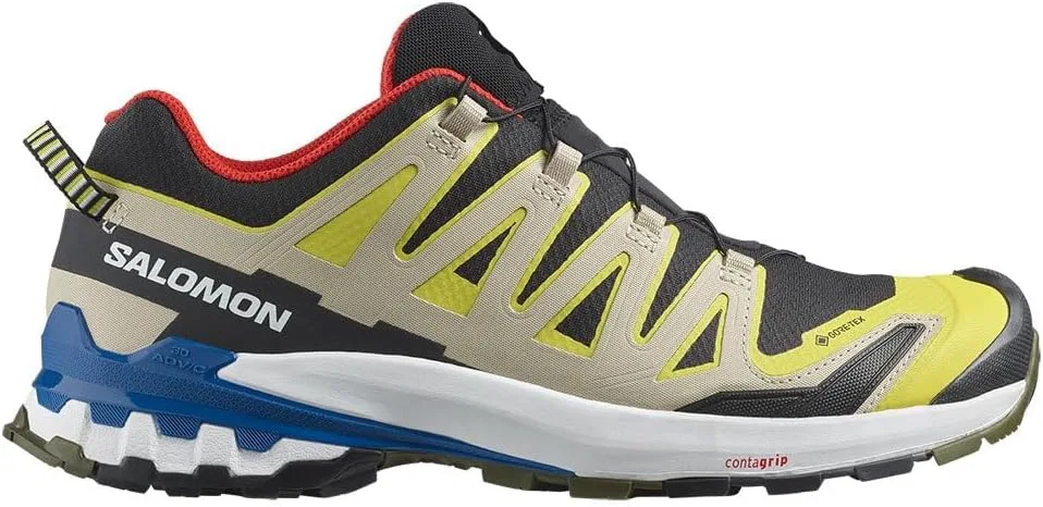 Мужские беговые кроссовки Salomon M Xa Pro 3D V9, Black Buttercup Lapis Blue