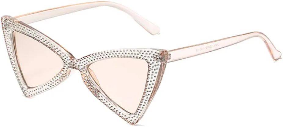 

Женские солнцезащитные очки MUTYNE «Кошачий глаз», роскошные солнцезащитные очки с кристаллами, женские очки «Кошачий глаз» с защитой от УФ-излучения UV400, C4 Brown