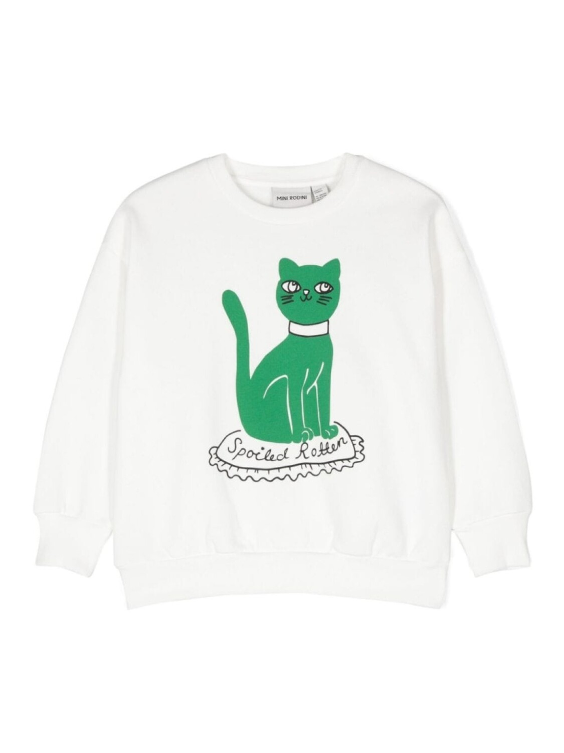

Mini Rodini толстовка Cat, белый