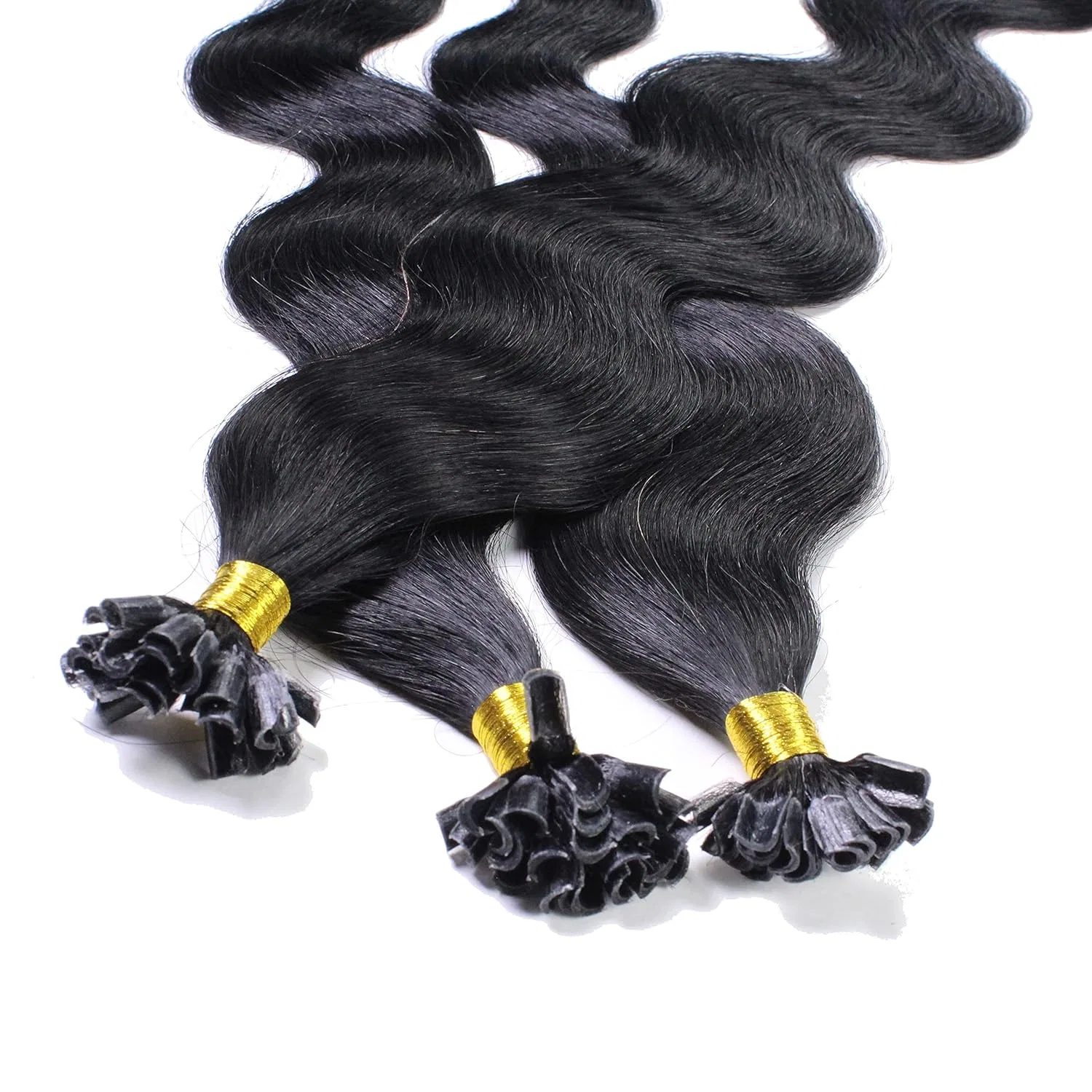 Волнистые пряди для наращивания волос Real Hair Bondings от hair2heart Hair2Heart