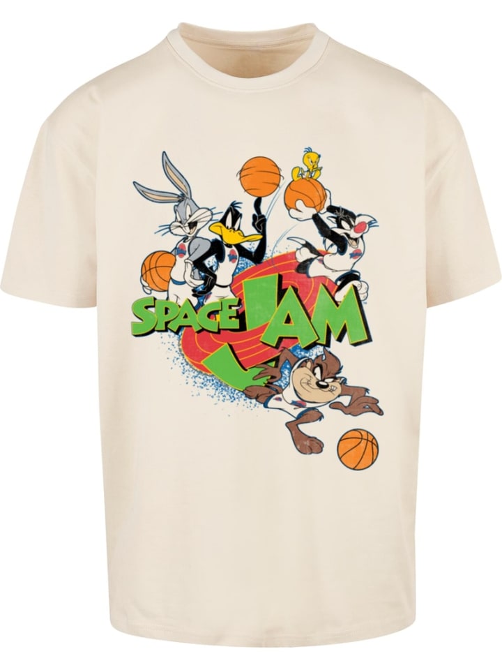 

Футболка Space Jam Team Oversize Tee бежевого цвета Merchcode